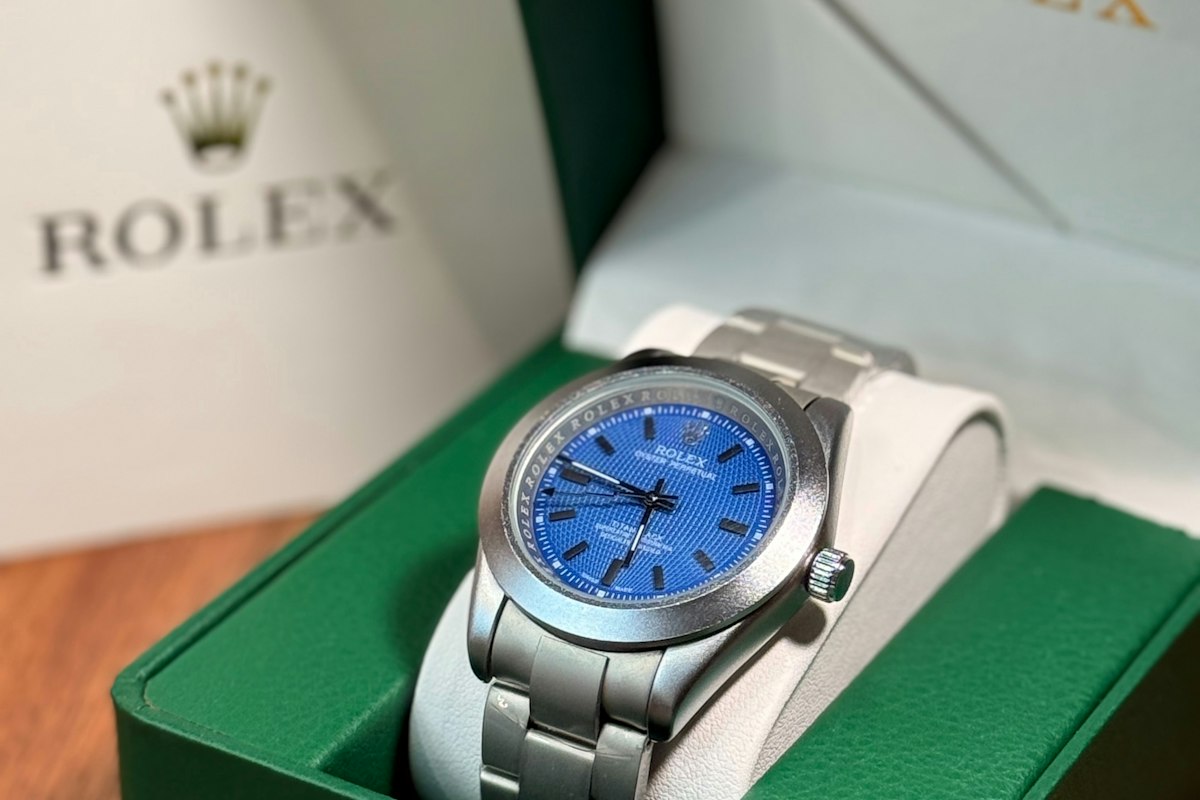 A luxury watch resting in its presentation box, ready to ship